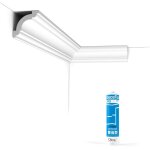 Orac - pack 10 mtres corniches plafond cx124 avec colle x cimaises - et - plus - 4,
