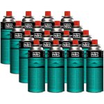 Intec - pack 16 bouteilles de gaz butane 227gr cartouche gaz camping compacte encliquetable rchaud dsherbeur ...