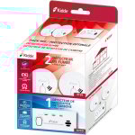 Kidde - pack 2 détecteurs de fumée + monoxyde de carbone 5 ans Kidde - pack 2 détecteurs de fumée + monoxyde de carbone 5 ans