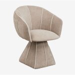 Pack de 2 fauteuils pivotants rembourr�s tallin sklum