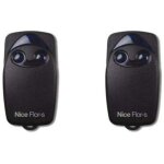 Pack de 2 t�l�commandes nice flo2r - s pour portail et porte de garage