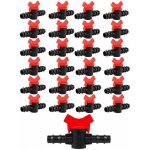 Keyoung - pack 25] vanne de commutateur d'irrigation  goutte, interrupteur de vanne de tuyau 16mm, cl ...