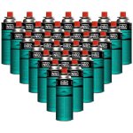 Intec - pack 28 bouteilles de gaz butane 227gr cartouche gaz camping compacte encliquetable rchaud dsherbeur ...