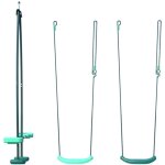 Pack 3 accessoires 2 balançoires et 1 face à face pour portique h222 cm Pack 3 accessoires 2 balançoires et 1 face à face pour portique h222 cm