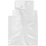 Pack de 3 couvercles en silicone extensibles carr�s 3 tailles 22 cm - 26 cm - 30 cm