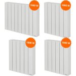 Thermor - pack 3 radiateurs lectriques 1000 w + 1 radiateur 1500 w balares 2