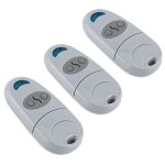 Pack 3 t�l�commandes universelles portail garage came top 432na portative 433 top432ee 432 432ev 432 ...