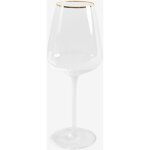 Pack de 4 verres � vin blanc en verre 52 cl olaya sklum