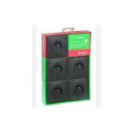 Schneider electric - pack de 5 prises 2p + t 16a encastr anthracite connexion auto complete avec plaque ...