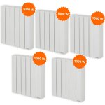 Thermor - pack 5 radiateurs électriques 1000 w baleares 2 Thermor - pack 5 radiateurs électriques 1000 w baleares 2