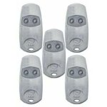 Pack de 5 top - 432ee t�l�commande motorisation portail porte de garage compatible came top - 432ee