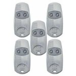 Pack de 5 top - 432ee t�l�commande motorisation portail porte de garage compatible came top - 432ee