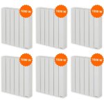 Thermor - pack 6 radiateurs électriques 1000 w baléares 2 Thermor - pack 6 radiateurs électriques 1000 w baléares 2