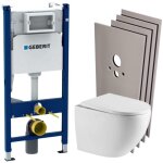 Pack bti - support duofix + plaque de commande + fixations murales + wc suspendu + set de montage (fusiontqge ...