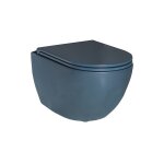 Pack combiné elanda wc suspendu à fond creux, bleu royal mat, sans bord de chasse + abattant wc softclose ... Pack combiné elanda wc suspendu à fond creux, bleu royal mat, sans bord de chasse + abattant wc softclose ...