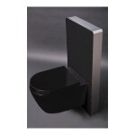 Pack complet wc suspendu noir mat 36x55x35cm (lxpxh) + module sanitaire noir 48x11x100xm (lxpxh) - garantie ... Pack complet wc suspendu noir mat 36x55x35cm (lxpxh) + module sanitaire noir 48x11x100xm (lxpxh) - garantie ...