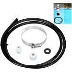 Pack de connexion d'alimentation de chlorinateur avec �crou joint collier de serrage tuyau d'alimentation ...