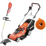 Pack - dolmar tondeuse �lectrique 1600w 41 cm em410 + coupe - herbe �lectrique 1000w et101c + rallonge ...