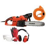 Pack - dolmar trononneuse lectrique 1800w - guide 35 cm es39tlc + rallonge de jardin 20m + quipements ...