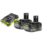Pack �nergie 18v one + : chargeur rapide rc18150 + 2 batteries rb1850xg 5, 0ah ryobi