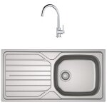Pack évier inox + mitigeur chromé - franke - 971546sbvl Pack évier inox + mitigeur chromé - franke - 971546sbvl