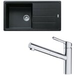 Pack vier xl antea fragranit onyx 970 x 500 x 200 mm + mitigeur orbit douchette - franke