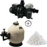 Poolex - pack filtre à sable mfs + pompe de filtration tonicline + balles filtrantes volume max du bassin ... Poolex - pack filtre à sable mfs + pompe de filtration tonicline + balles filtrantes volume max du bassin ...