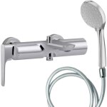 Pack mitigeur bain douche jacob delafon al�o + + douchette awaken + flexible lisse 160 cm