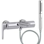 Pack mitigeur bain douche jacob delafon al�o + + douchette shift ellipse + flexible � �crou 175 cm