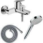 Pack mitigeur bain douche mécanique hansgrohe logis + flexible metaflex + pommeau vernis blend 100 ecosmart ... Pack mitigeur bain douche mécanique hansgrohe logis + flexible metaflex + pommeau vernis blend 100 ecosmart ...