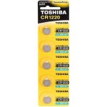 Pack of 5 batteries ofbutton toshiba cr1220 / 3v