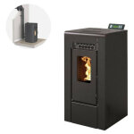 Interstoves - pack pole  granules gioia 9 etanche + kit conduit ventouse
