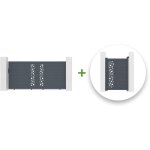 Casanoov - pack portail coulissant sunny 300x140cm + portillon sunny 100x140cm gris Casanoov - pack portail coulissant sunny 300x140cm + portillon sunny 100x140cm gris