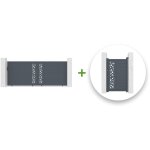 Casanoov - pack portail coulissant sunny 400x160cm + portillon sunny 100x160cm gris Casanoov - pack portail coulissant sunny 400x160cm + portillon sunny 100x160cm gris