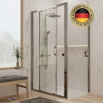 Hüppe - pack : porte coulissante 120cm + paroi latérale 90cm + receveur 120x90cm blanc (huppe2 - 12090wh) ... Hüppe - pack : porte coulissante 120cm + paroi latérale 90cm + receveur 120x90cm blanc (huppe2 - 12090wh) ...