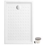 Villeroy&boch - pack receveur 100 x 80 villeroy et boch o novo ceramique rectangle blanc avec bonde d90 ...