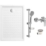 Villeroy&boch - pack receveur 100 x 80 villeroy et boch o . novo cramique rectangle blanc avec bonde ...