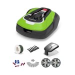 Pack robot tondeuse optimow 15 greenworks - pour 1500m2 - avec garage et accessoires