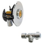Somatherm - pack sortie de cloison fixoplac wc - raccord coud multicouche  sertir 16 - m 3 / 8' (12 ...
