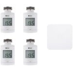 Pack starter maison connect�e avec 4 t�tes thermostatiques intelligentes + 1 box tydom home - delta dore ...