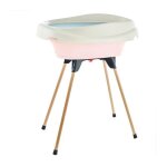 Pack table  langer et bain - thermobaby - vasco - rose poudr - 2 en 1