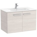 Pack unik meuble sous - vasque avec portes + lavabo victoria - roca couleur : frêne nordique Pack unik meuble sous - vasque avec portes + lavabo victoria - roca couleur : frêne nordique