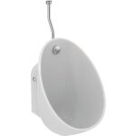 Pack urinoir - porcher - 290x315x550mm - finition blanc brillant - sans bonde