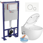 Swiss aqua technologies pack wc bti - autoportant + wc sans bride infinitio fonction bidet thermostatique ...
