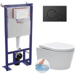 Swiss aqua technologies - pack wc bti - autoportant + wc sat sans bride fixations invisibles + abattant ...