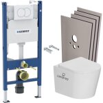 Pack wc bti - support duofix 112 cm + wc suspendu sans bride + abattant softclose + set habillage + ...