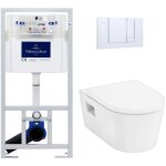 Villeroy&boch - viconnect pro s pack wc bâti + wc sans bride hansgrohe elupura + abattant softclose + ... Villeroy&boch - viconnect pro s pack wc bâti + wc sans bride hansgrohe elupura + abattant softclose + ...