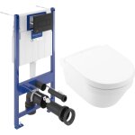 Villeroy&boch - pack wc bâti - support sol mur + wc sans bride villeroy + abattant softclose + plaque ... Villeroy&boch - pack wc bâti - support sol mur + wc sans bride villeroy + abattant softclose + plaque ...