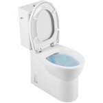 Pack wc easy au sol rimflush, sortie horizontale sans bride, entr�e lat�rale blanc (cuvette, r�servoir ...