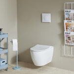 Pack wc suspendu bati siamp autoportant universel + cuvette avec bride unix